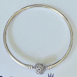 PANDORA Disney Beauty and the Beast Bracelet with Rose Clasp 590748CZ 8.3”